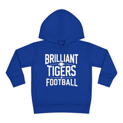 Toddler Hoodie Sweatshirt \ Brilliant Tigers Football \ BTF1