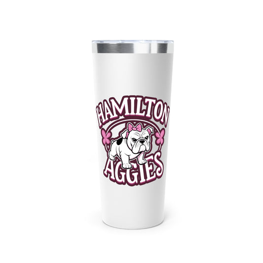 22oz Copper Insulated Tumbler \ Hamilton Aggies \ HAG4