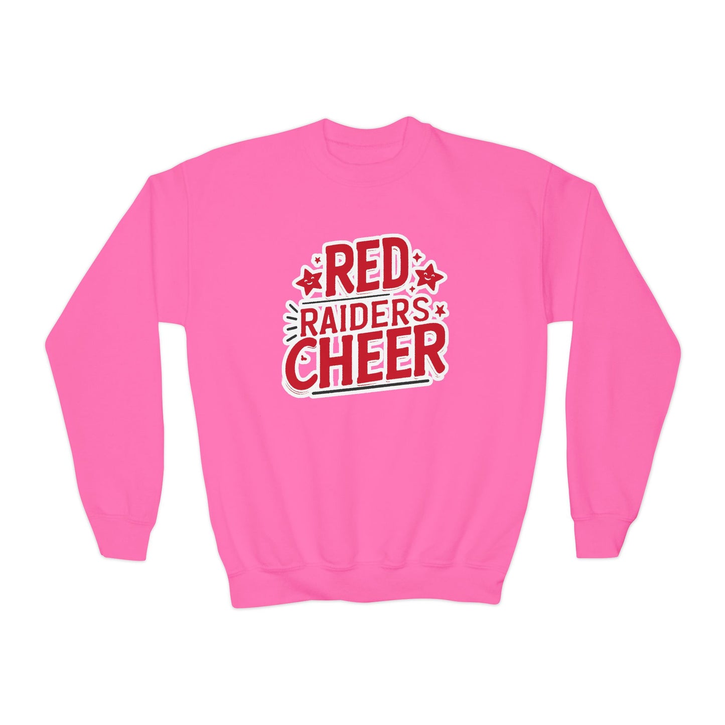 Youth Crewneck Sweatshirt \ Marion County Red Raiders Cheer \ MCC2