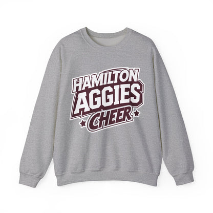 Adult Crewneck Sweatshirt \ Hamilton Aggies Cheer \ HAC1