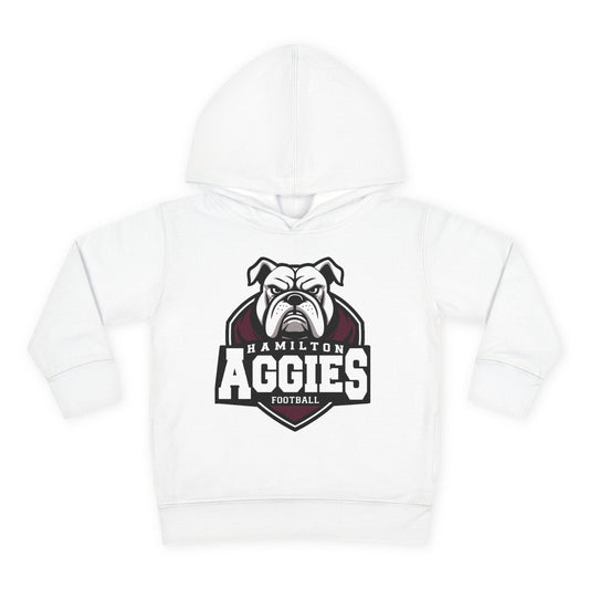 Toddler Hoodie Sweatshirt \ Hamilton Aggies Football \ HAF2