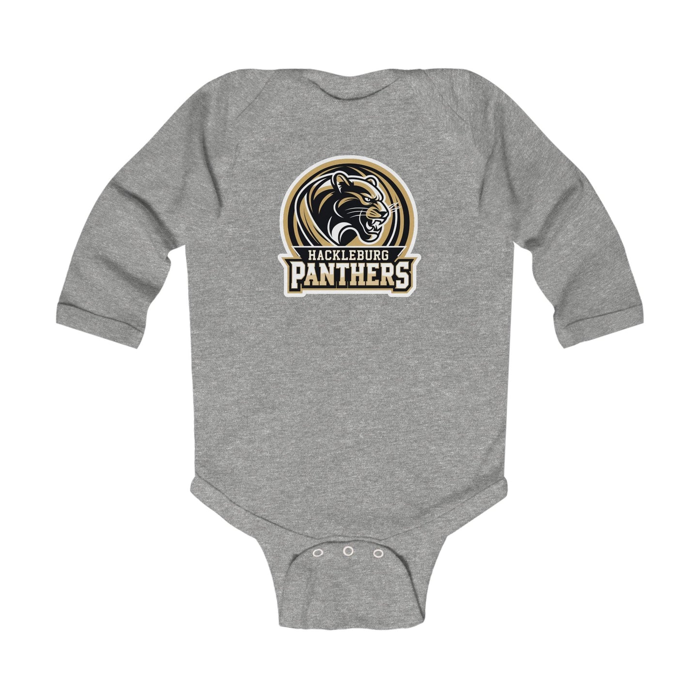 Long Sleeve Baby Bodysuit \ Hackleburg Panthers \ HP2