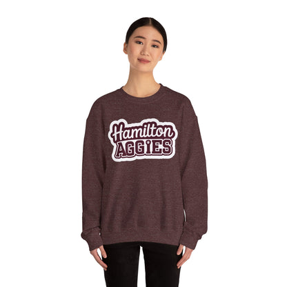 Adult Crewneck Sweatshirt \ Hamilton Aggies \ HAG2