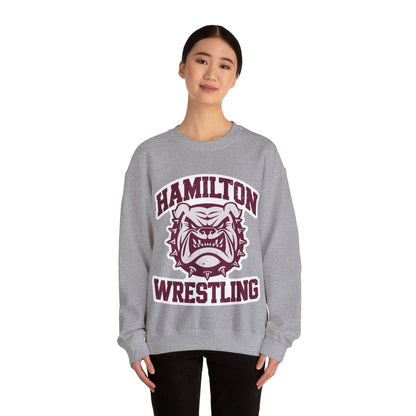 Adult Crewneck Sweatshirt \ Hamilton Aggies Wrestling \ HAW2