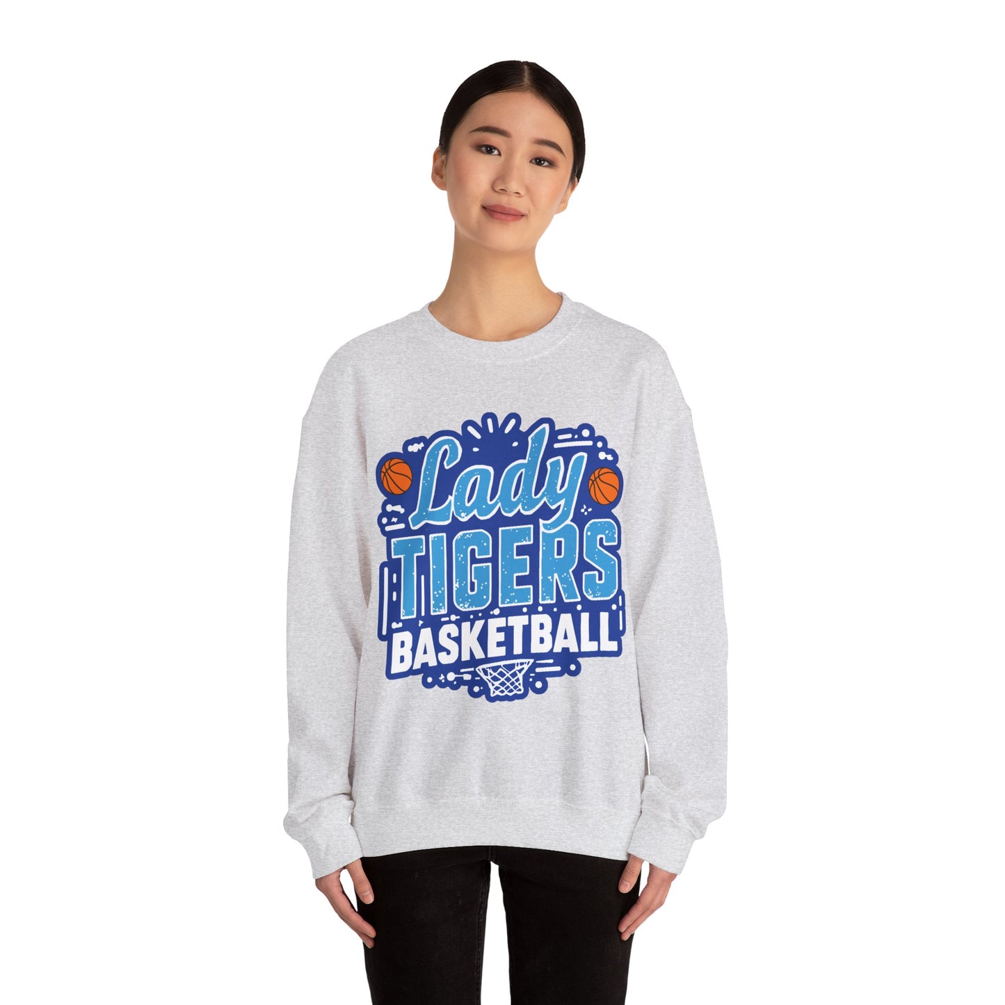 Adult Crewneck Sweatshirt \ Brilliant Tigers Basketball \ BTBKG1