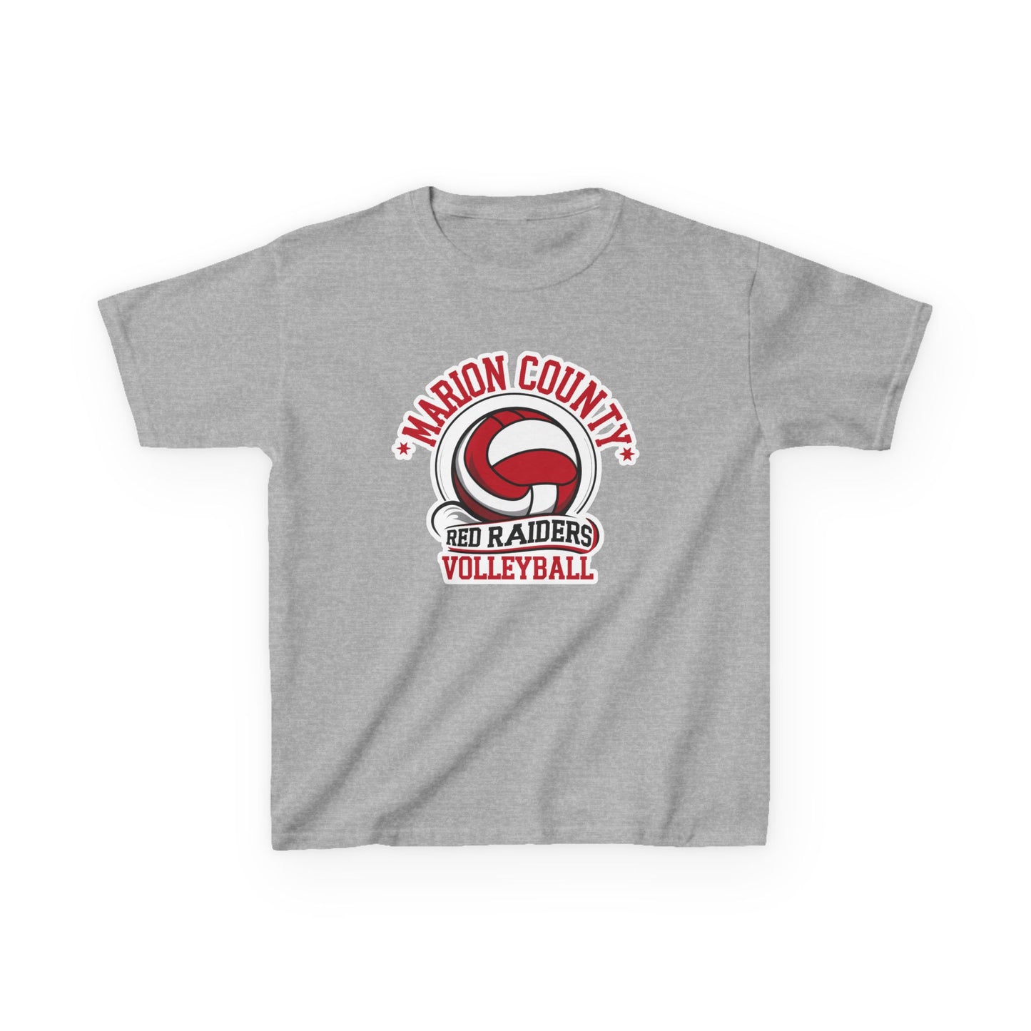 Youth Tee \ Marion County Red Raiders Volleyball \ MCV1