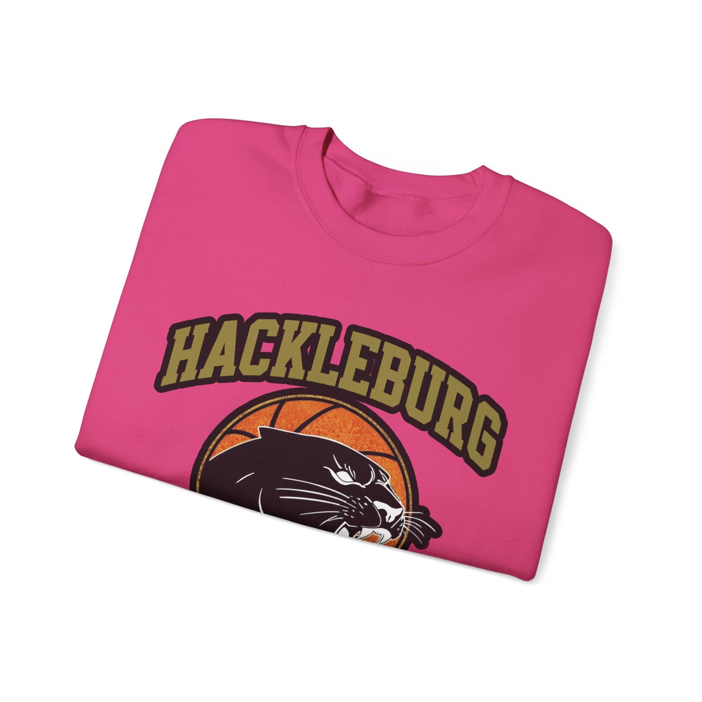 Adult Crewneck Sweatshirt \ Hackleburg Panther Basketball \ HPBK1