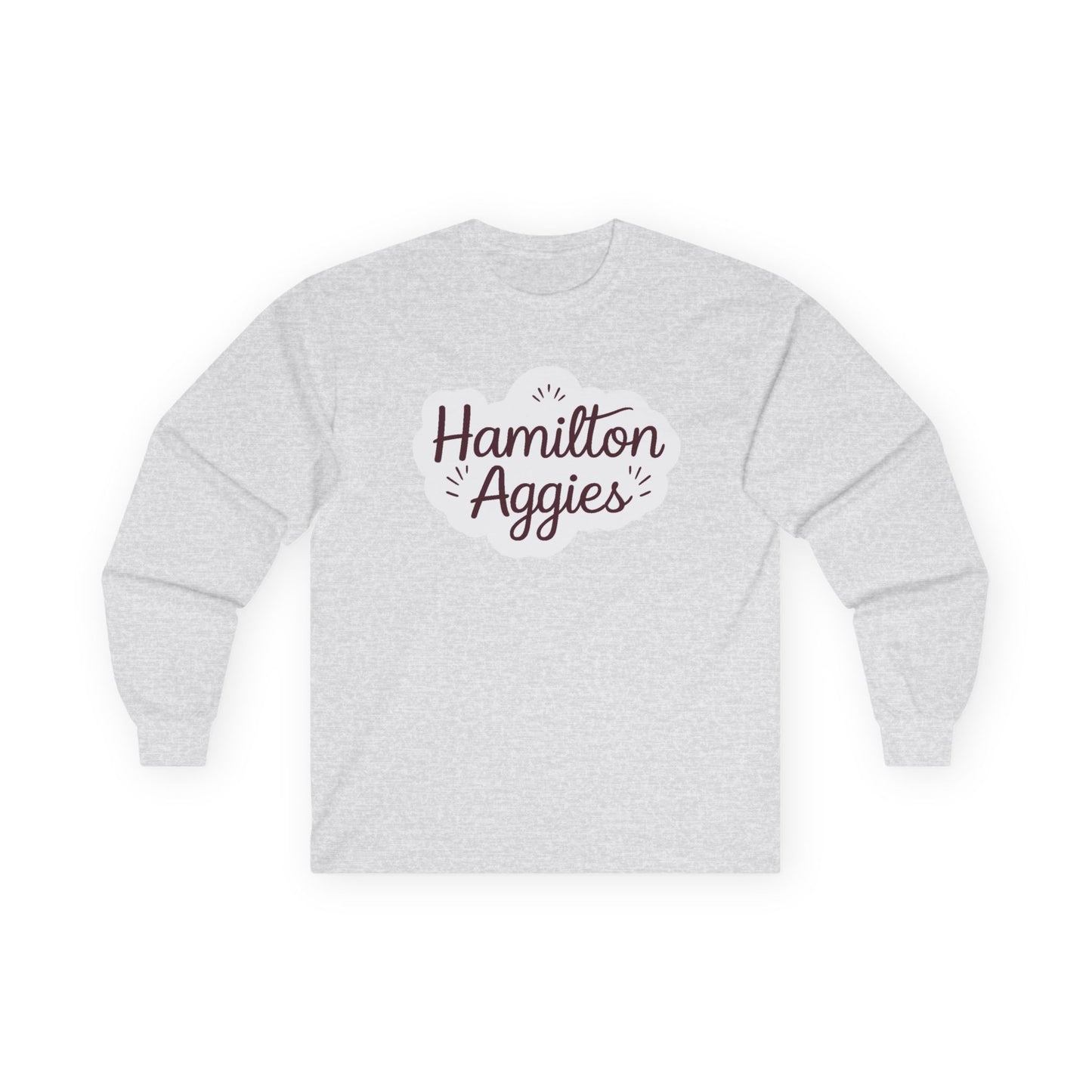Adult Long Sleeve Tee \ Hamilton Aggies \ HAG1