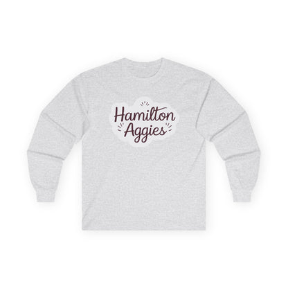 Adult Long Sleeve Tee \ Hamilton Aggies \ HAG1