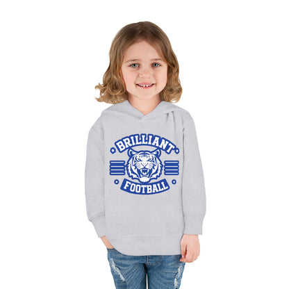 Toddler Hoodie Sweatshirt \ Brilliant Tigers Football \ BTF2