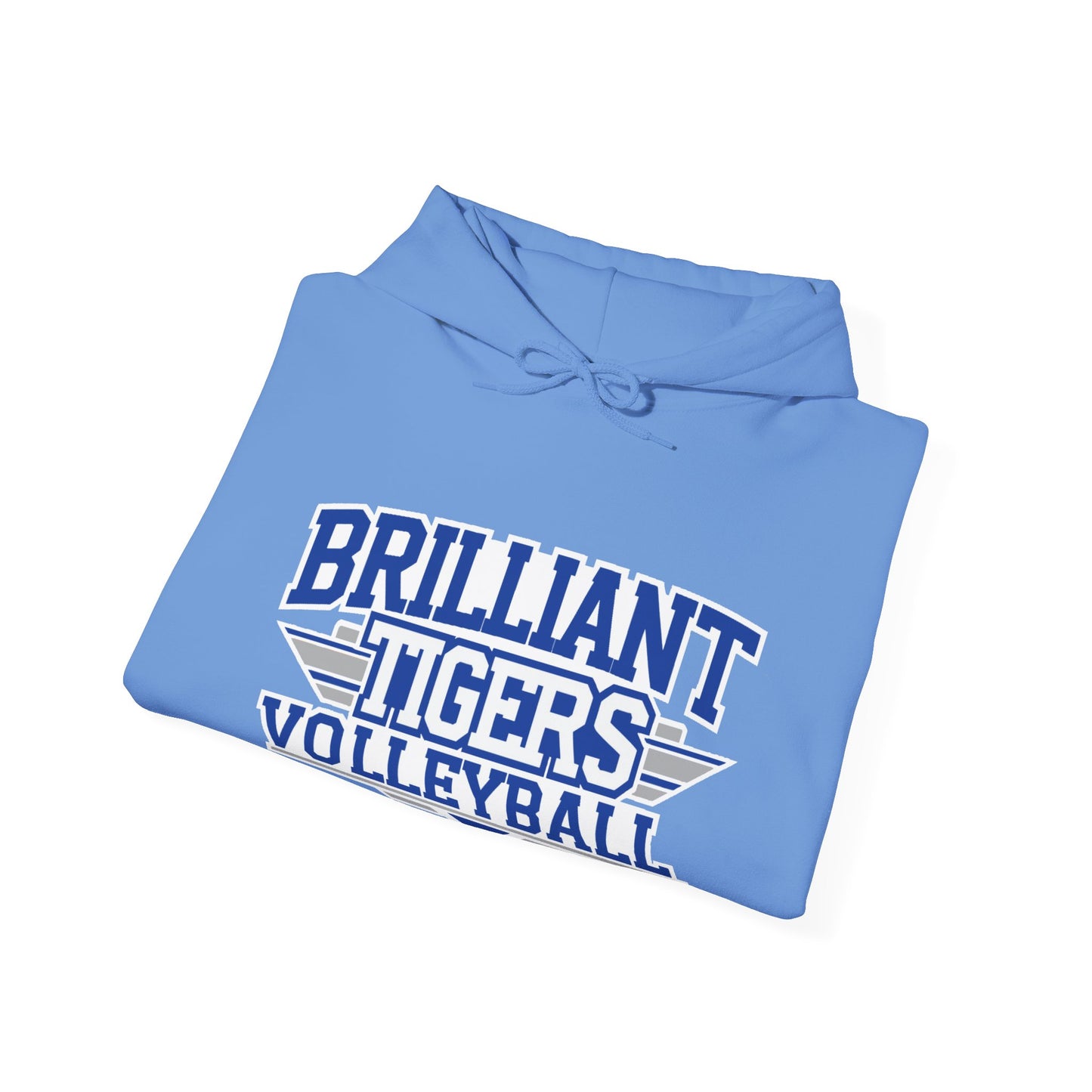 Adult Hoodie Sweatshirt \ Brilliant Tigers Volleyball \ BTV2