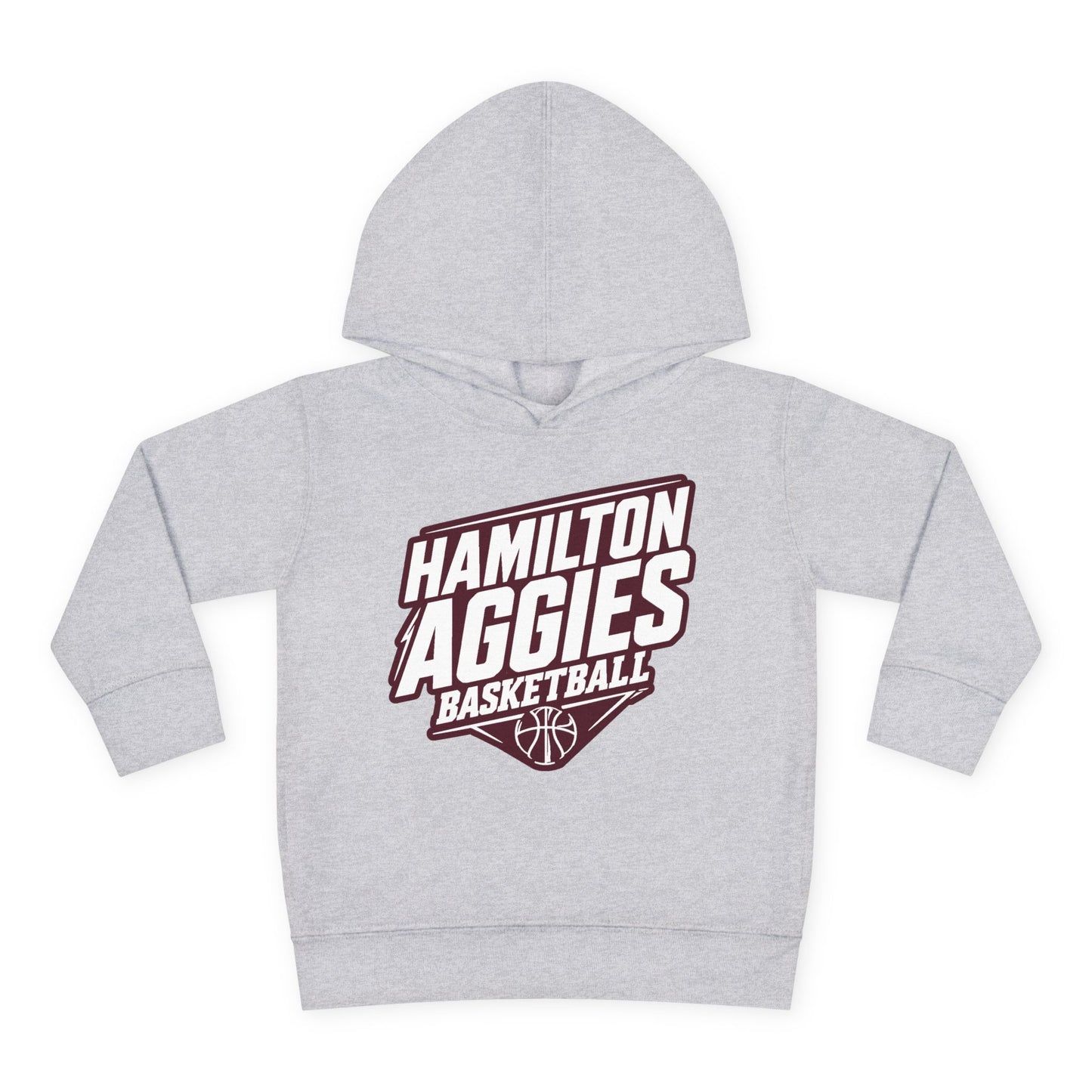 Toddler Hoodie Sweatshirt \ Hamilton Aggies Basketball \ HABB2