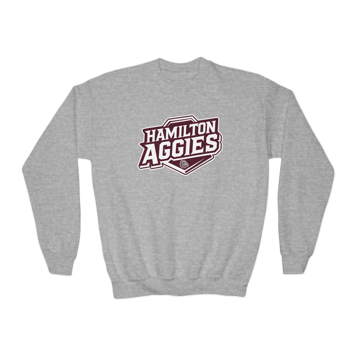 Youth Crewneck Sweatshirt \ Hamilton Aggies \ HA1