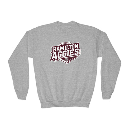 Youth Crewneck Sweatshirt \ Hamilton Aggies \ HA1