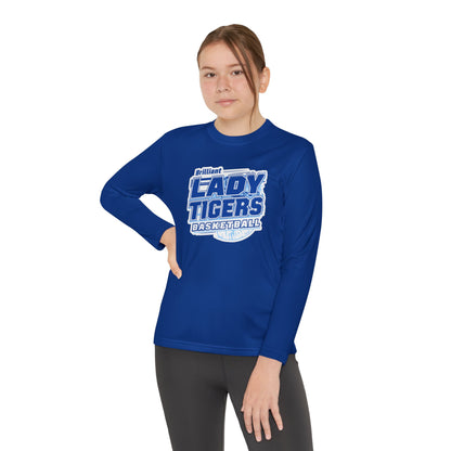 Youth Long Sleeve Tee \ Brilliant Tigers Basketball \ BTBKG2