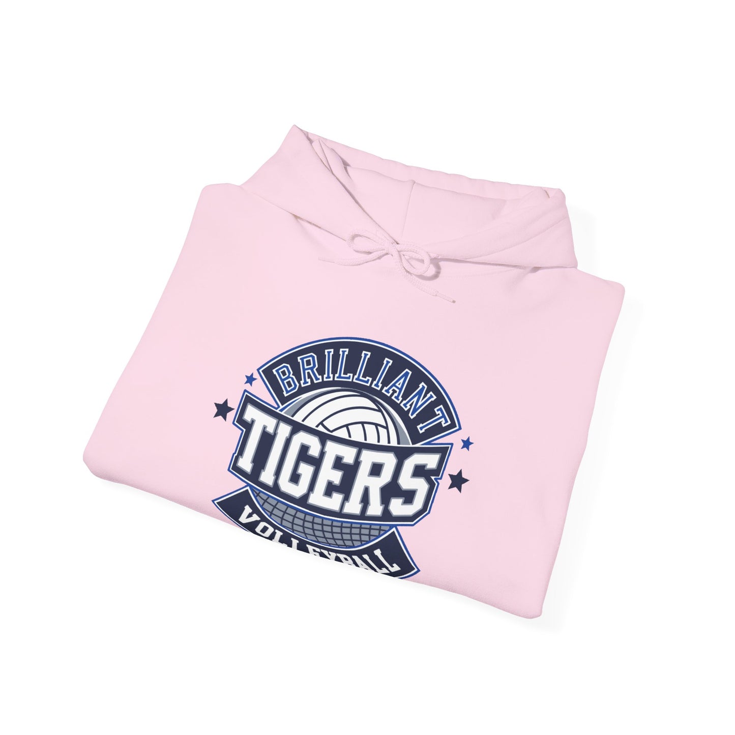 Adult Hoodie Sweatshirt \ Brilliant Tigers Volleyball \ BTV1