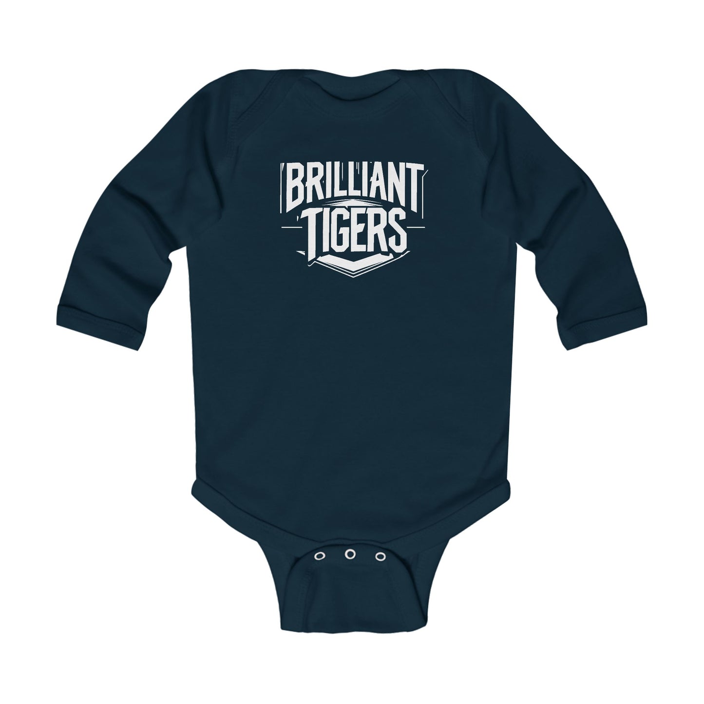 Long Sleeve Baby Bodysuit \ Brilliant Tigers \ BT2