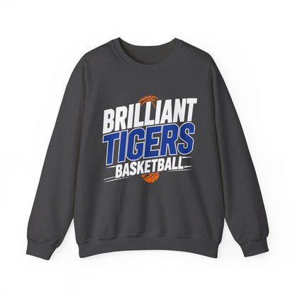 Adult Crewneck Sweatshirt \ Brilliant Tigers Basketball \ BTBK1
