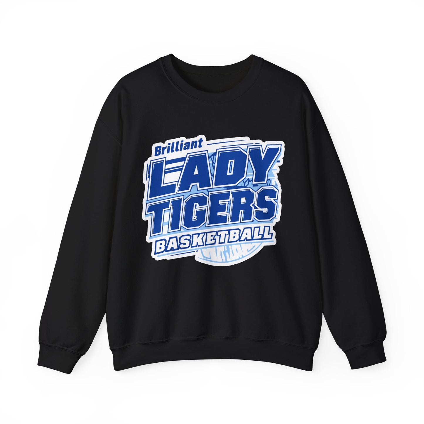 Adult Crewneck Sweatshirt \ Brilliant Tigers Basketball \ BTBKG2