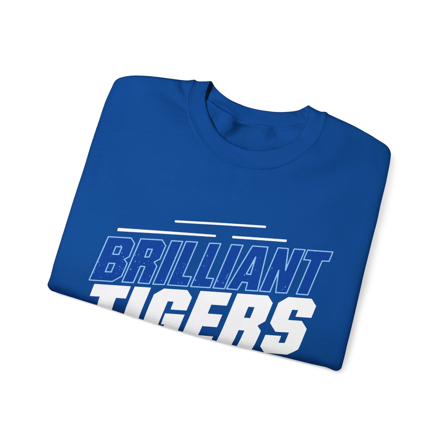 Adult Crewneck Sweatshirt \ Brilliant Tigers Basketball \ BTBK2