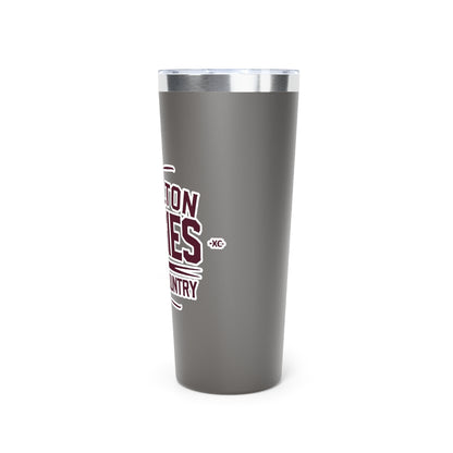 22oz Copper Insulated Tumbler \ Hamilton Aggies Cross-Country \ HCC1