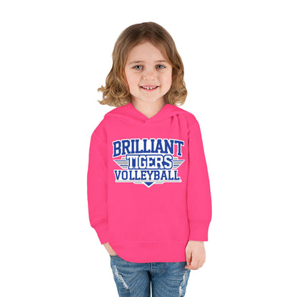 Toddler Hoodie Sweatshirt \ Brilliant Tigers Volleyball \ BTV2