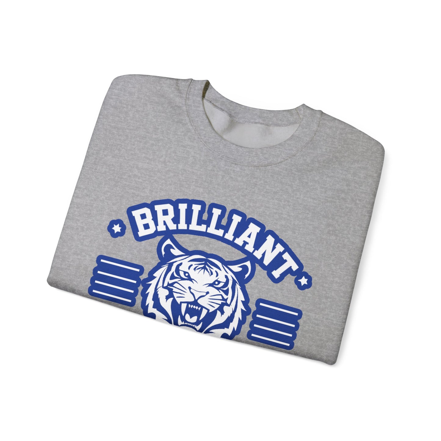 Adult Crewneck Sweatshirt \ Brilliant Tigers Football \ BTF2