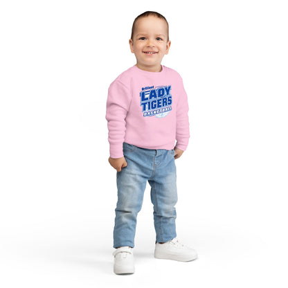 Toddler Crewneck Sweatshirt \ Brilliant Tigers Basketball \ BTBKG2