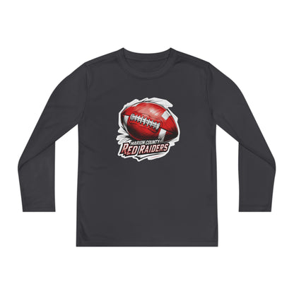 Youth Long Sleeve Tee \ Marion County Red Raiders Football \ MCF1