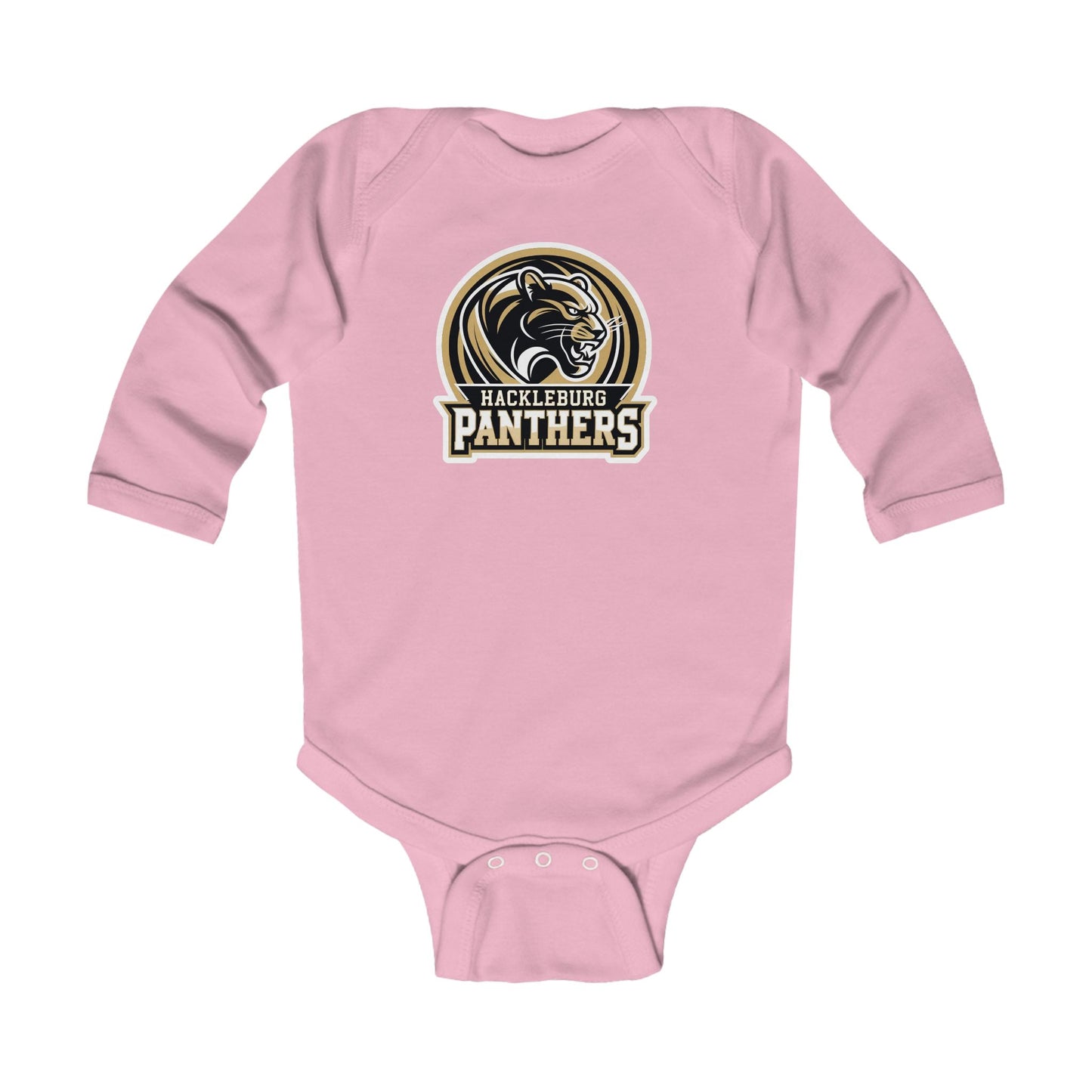 Long Sleeve Baby Bodysuit \ Hackleburg Panthers \ HP2