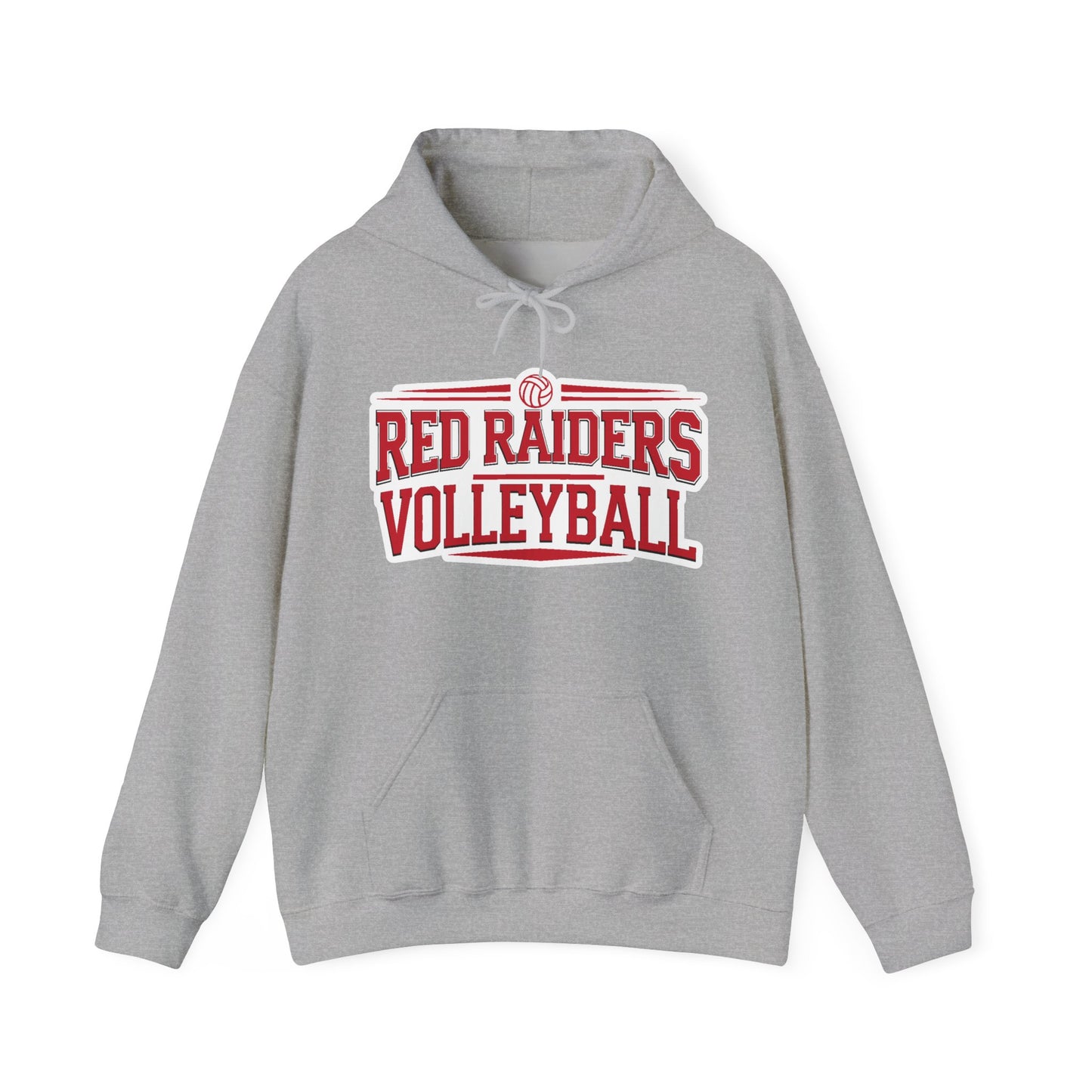 Adult Hoodie Sweatshirt \ Marion County Red Raiders Volleyball \ MCV2