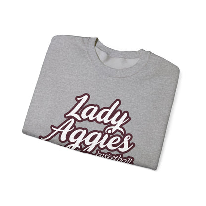 Adult Crewneck Sweatshirt \ Hamilton Aggies Basketball \ HABKG2