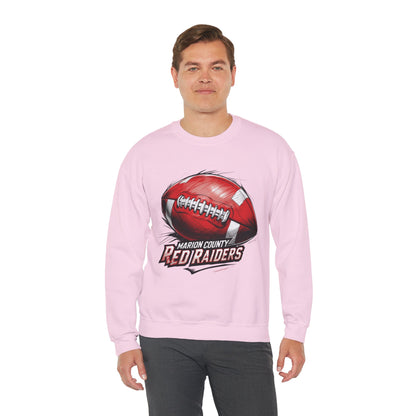 Adult Crewneck Sweatshirt \ Marion County Red Raiders Football \ MCF1