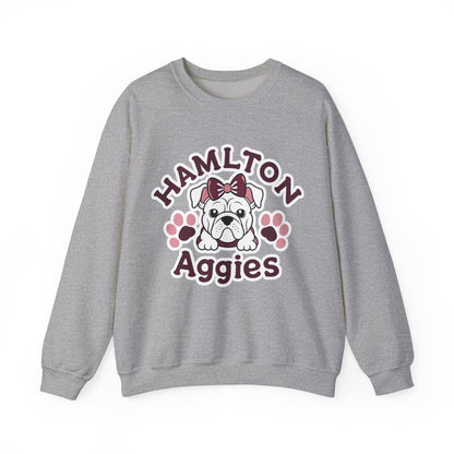 Adult Crewneck Sweatshirt \ Hamilton Aggies \ HAG3