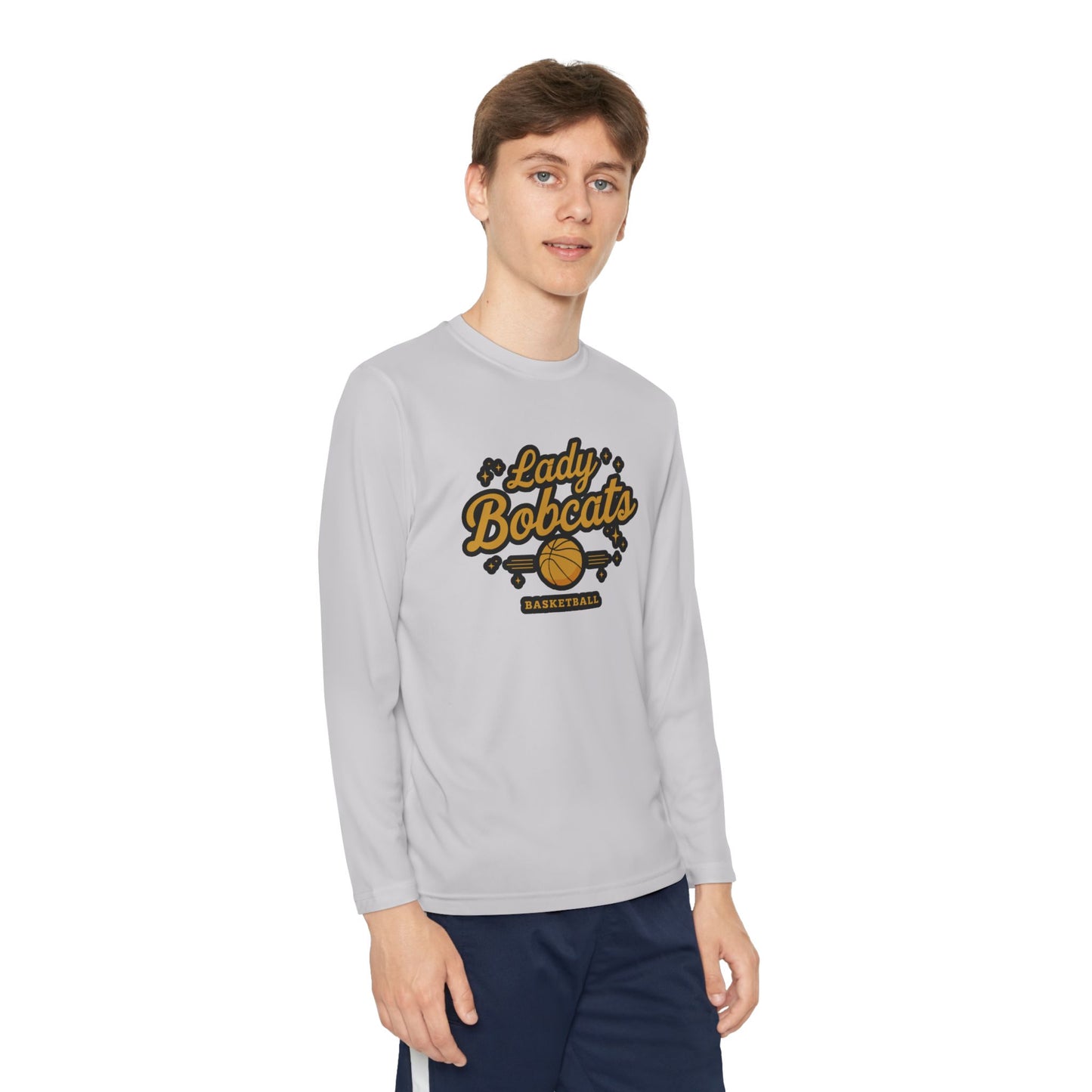 Youth Long Sleeve Tee \ Phil Campbell Bobcats Basketball \ PCBBKG2