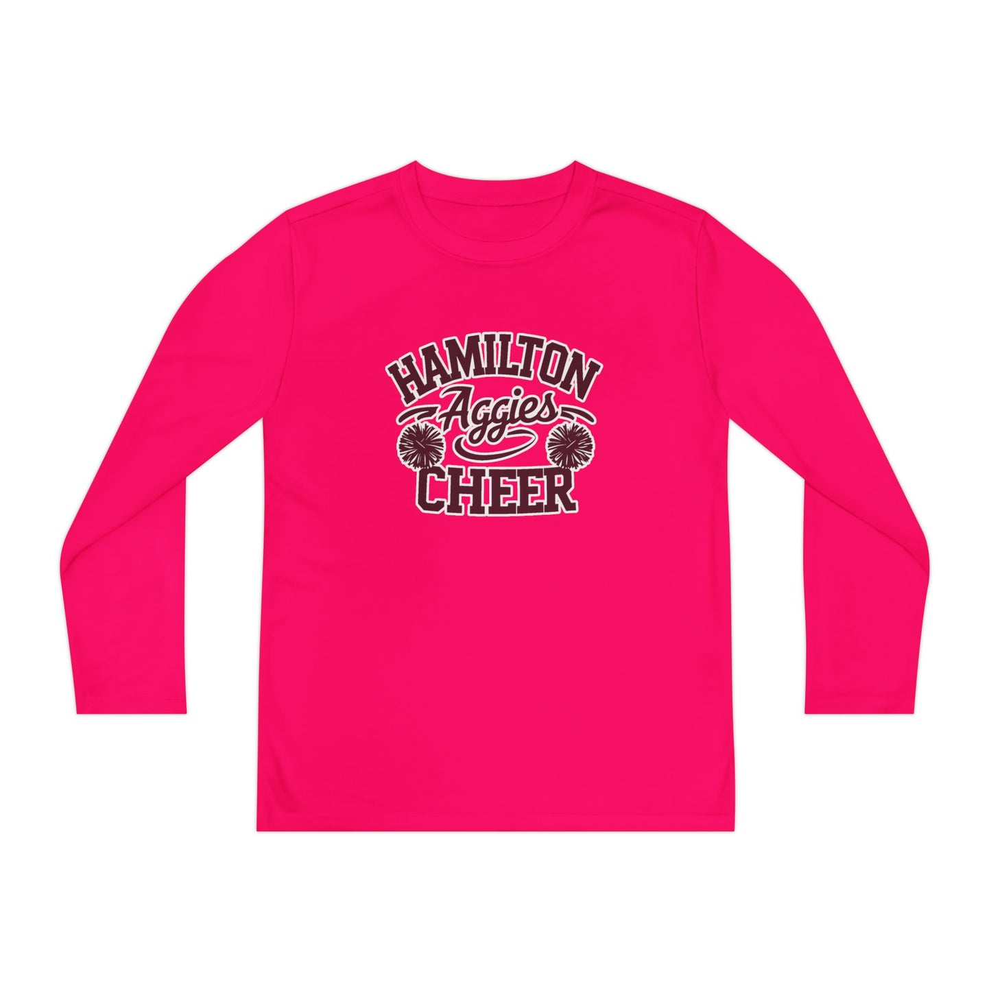 Youth Long Sleeve Tee \ Hamilton Aggies Cheer \ Style HAC2
