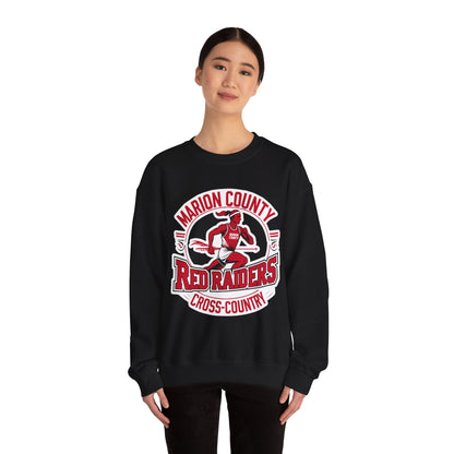 Adult Crewneck Sweatshirt \ Marion County Red Raiders Cross-Country \ MCCC2