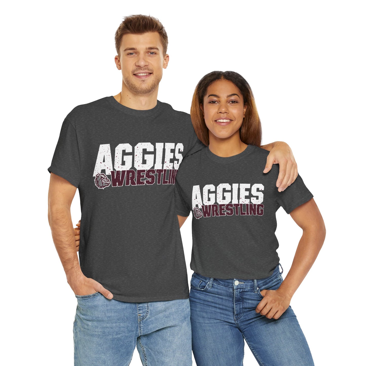 Adult Tee \ Hamilton Aggies Wrestling \ HAW3