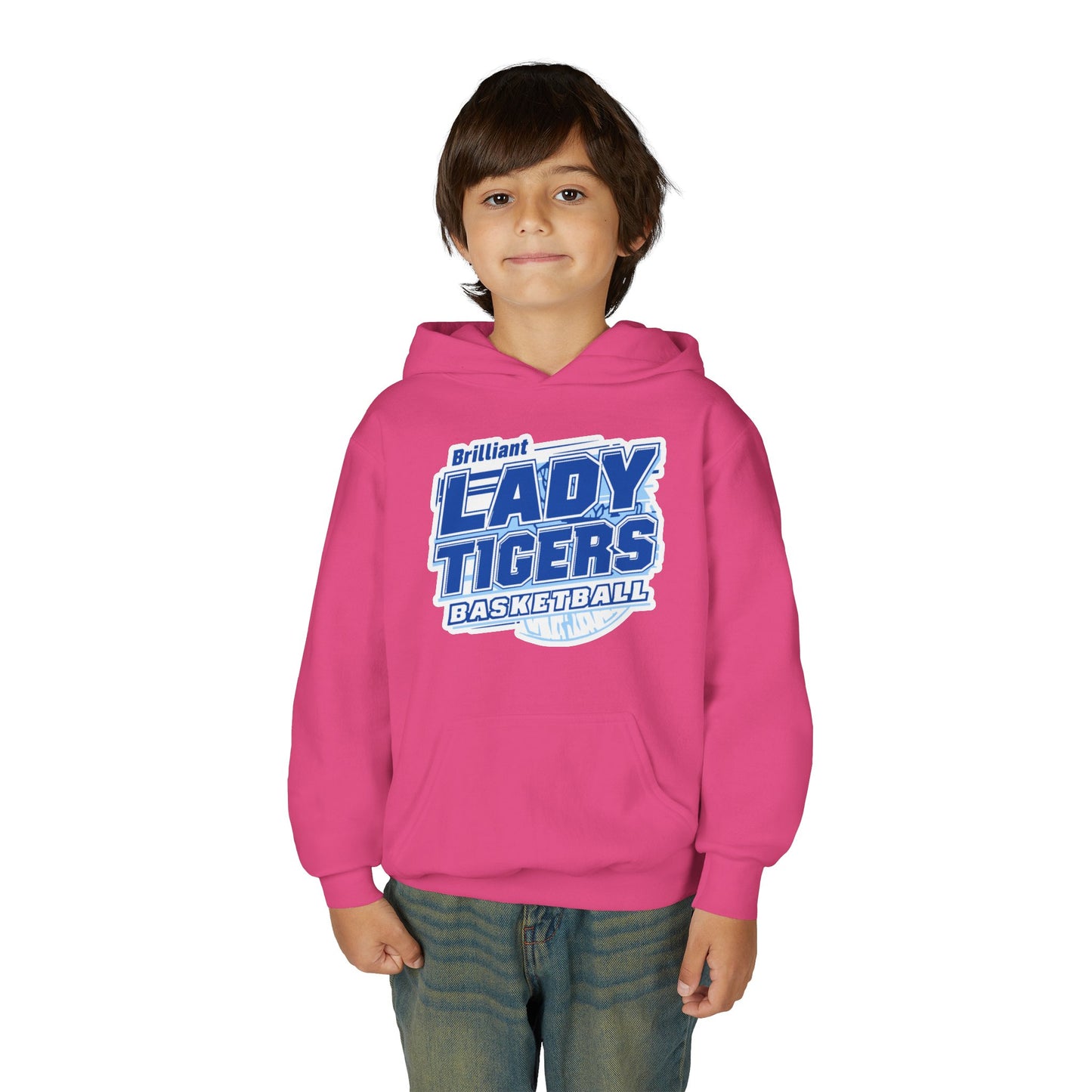 Youth Hoodie Sweatshirt \ Brilliant Tigers Basketball \ BTBKG2