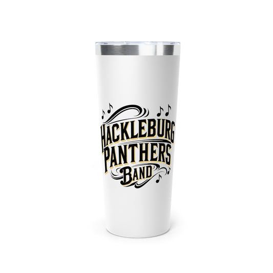 22oz Copper Insulated Tumbler \ Hackleburg Panthers Band \ HPB1