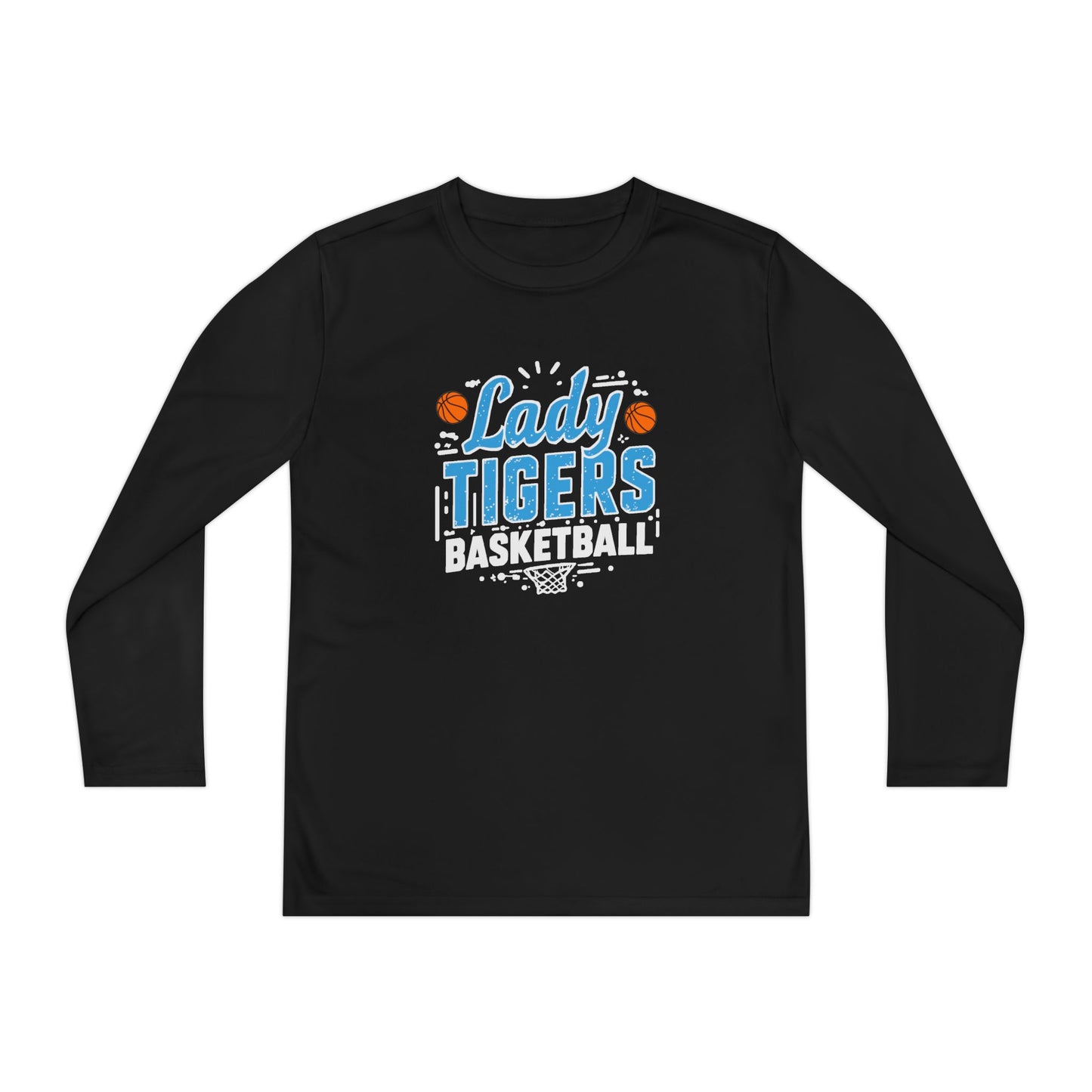 Youth Long Sleeve Tee \ Brilliant Tigers Basketball \ BTBKG1