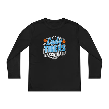 Youth Long Sleeve Tee \ Brilliant Tigers Basketball \ BTBKG1