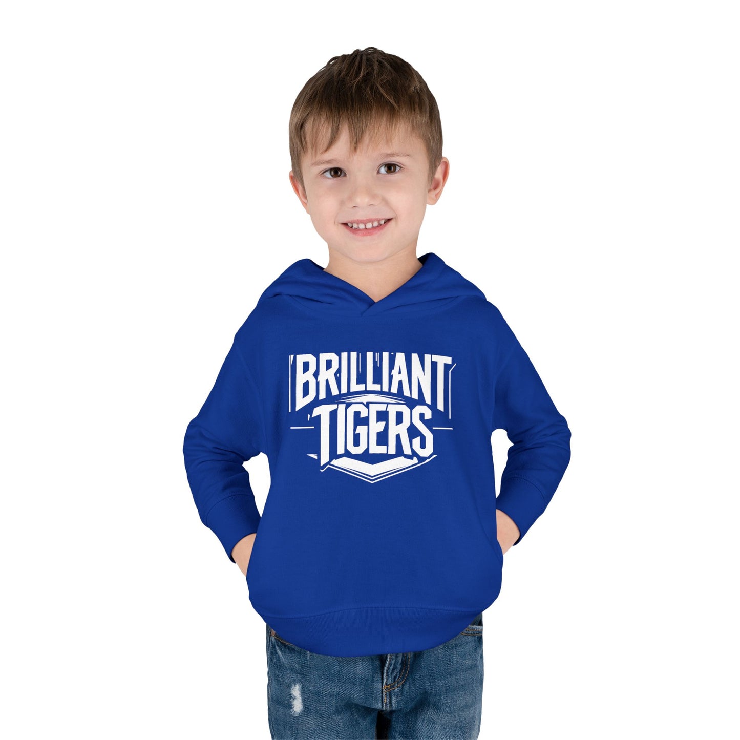 Toddler Hoodie Sweatshirt \ Brilliant Tigers \ BT2