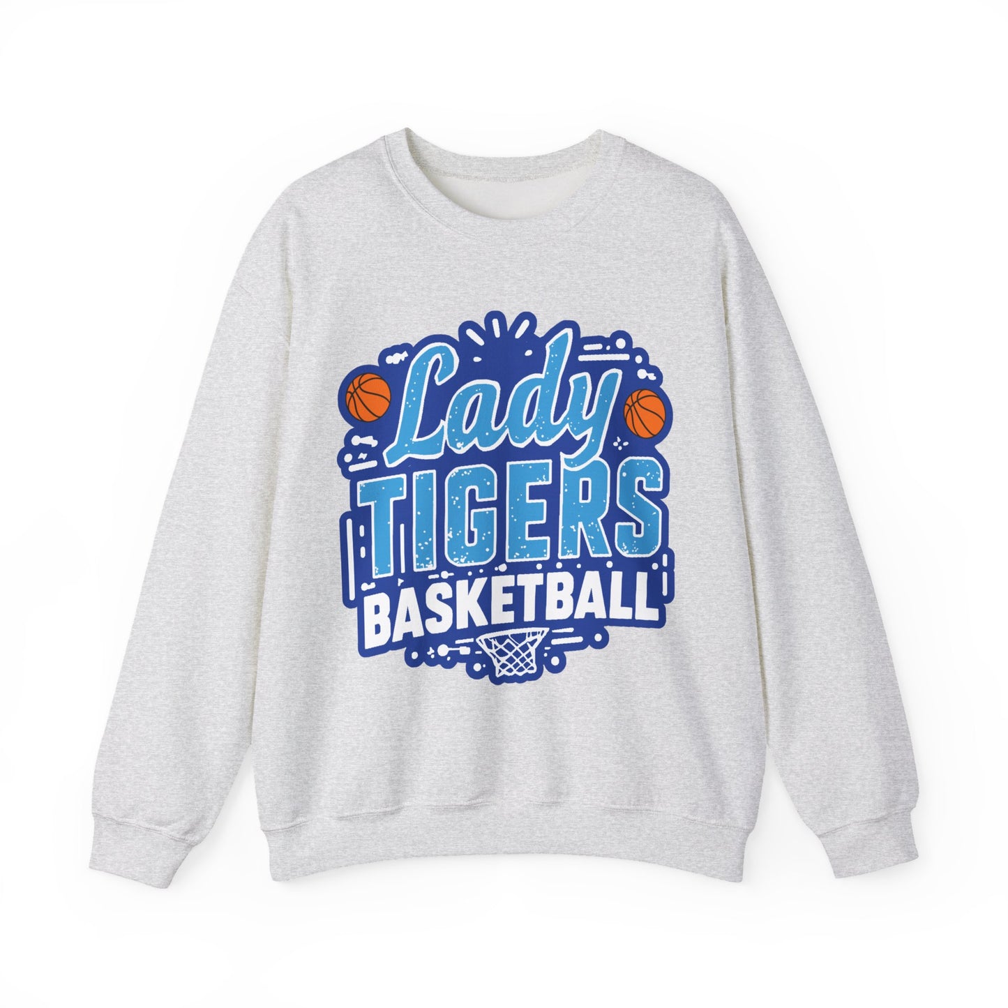Adult Crewneck Sweatshirt \ Brilliant Tigers Basketball \ BTBKG1
