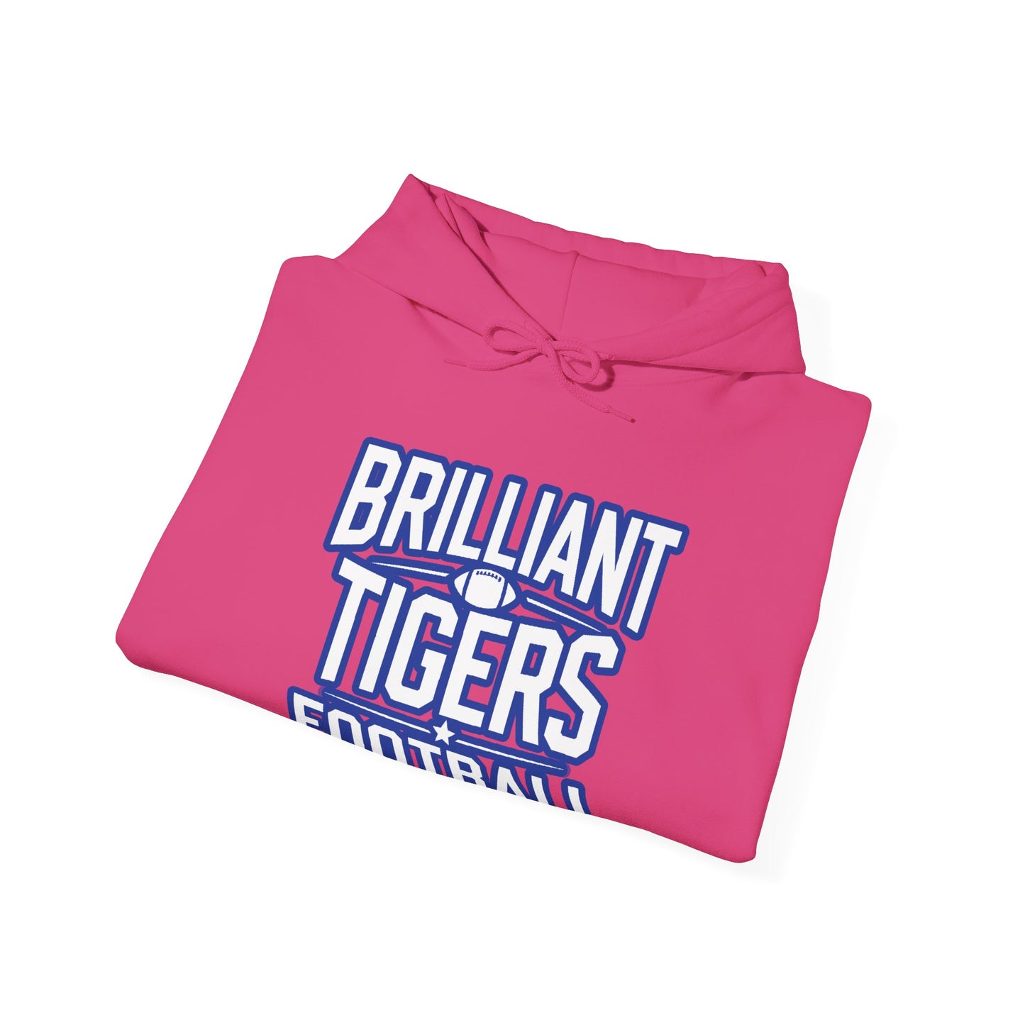 Adult Hoodie Sweatshirt \ Brilliant Tigers Football \ BTF1