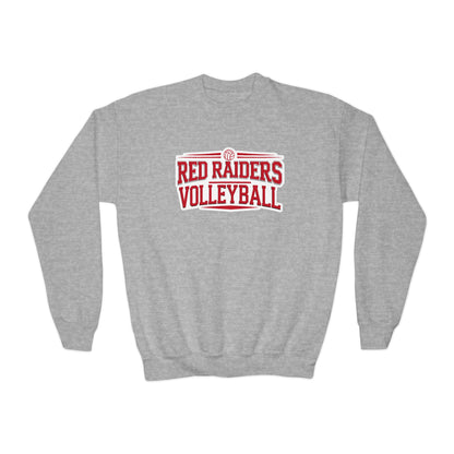 Youth Crewneck Sweatshirt \ Marion County Red Raiders Volleyball \ MCV2