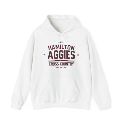 Adult Hooded Sweatshirt \ Hamilton Aggies Cross-Country \ HCC1