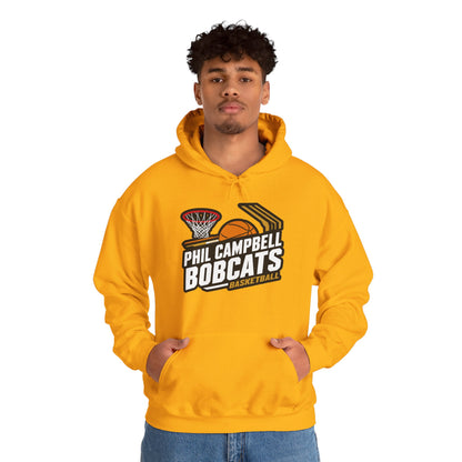 Adult Hoodie Sweatshirt \ Phil Campbell Bobcats Basketball \ PCBBK1