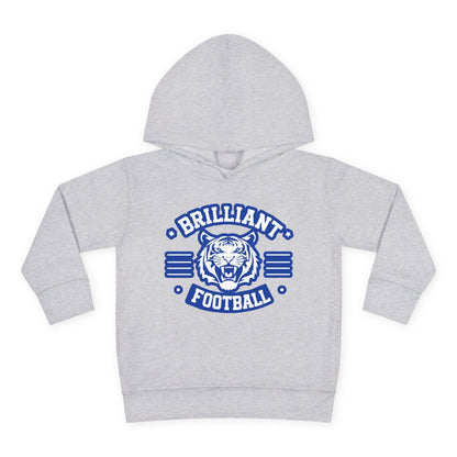 Toddler Hoodie Sweatshirt \ Brilliant Tigers Football \ BTF2