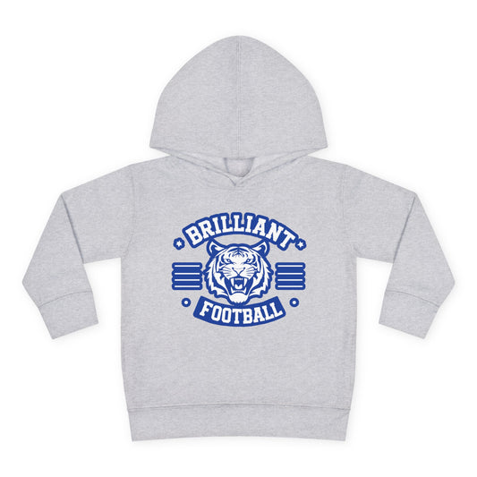 Toddler Hoodie Sweatshirt \ Brilliant Tigers Football \ BTF2